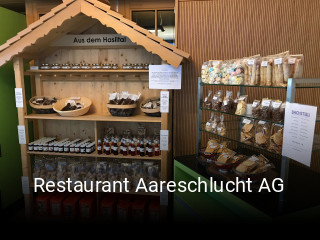 Jetzt bei Restaurant Aareschlucht AG einen Tisch reservieren
