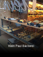 Klein Paul Bäckerei tisch buchen