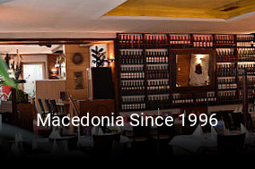Jetzt bei Macedonia Since 1996 einen Tisch reservieren