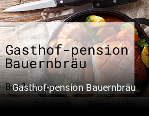 Gasthof-pension Bauernbräu online reservieren