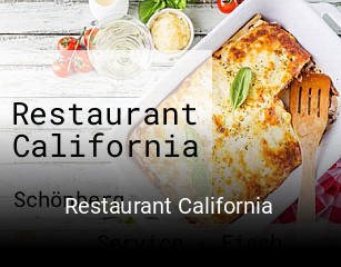 Jetzt bei Restaurant California einen Tisch reservieren