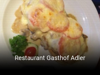 Restaurant Gasthof Adler online reservieren