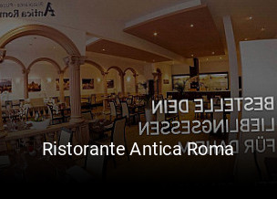 Jetzt bei Ristorante Antica Roma einen Tisch reservieren