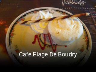 Jetzt bei Cafe Plage De Boudry einen Tisch reservieren