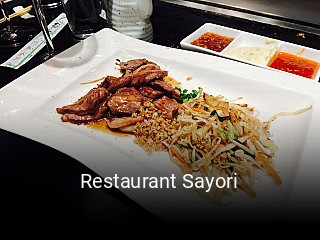 Restaurant Sayori tisch reservieren