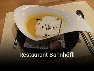 Restaurant Bahnhöfli online reservieren