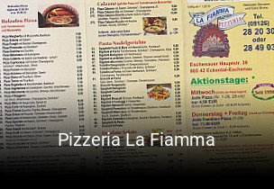 Jetzt bei Pizzeria La Fiamma einen Tisch reservieren