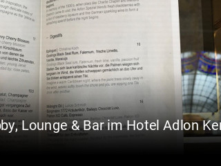 Jetzt bei Lobby, Lounge & Bar im Hotel Adlon Kempinski einen Tisch reservieren