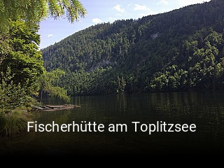 Fischerhütte am Toplitzsee tisch buchen