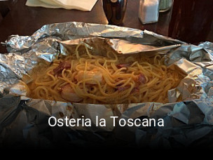 Osteria la Toscana reservieren