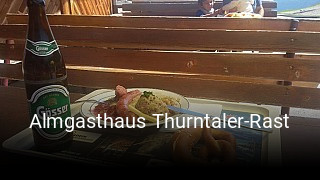 Almgasthaus Thurntaler-Rast online reservieren