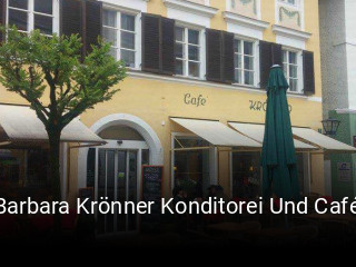 Barbara Krönner Konditorei Und Café reservieren