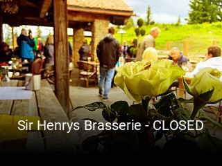 Sir Henrys Brasserie - CLOSED tisch reservieren