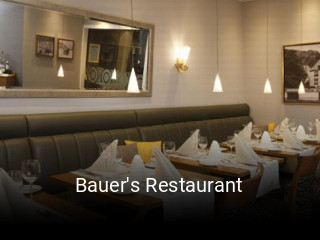 Jetzt bei Bauer's Restaurant einen Tisch reservieren