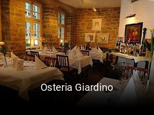 Jetzt bei Osteria Giardino einen Tisch reservieren