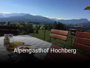Alpengasthof Hochberg tisch buchen
