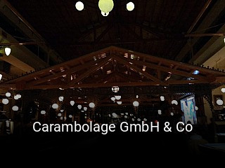 Jetzt bei Carambolage GmbH & Co einen Tisch reservieren
