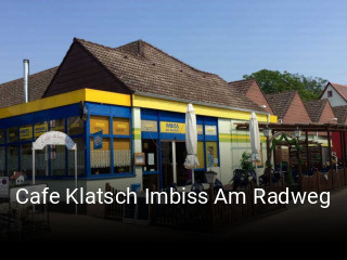 Cafe Klatsch Imbiss Am Radweg online reservieren