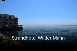 Strandhotel Wilder Mann tisch buchen