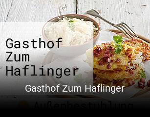 Gasthof Zum Haflinger tisch reservieren