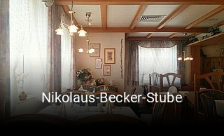 Nikolaus-Becker-Stube online reservieren