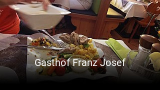 Gasthof Franz Josef tisch buchen