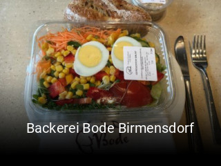 Backerei Bode Birmensdorf reservieren