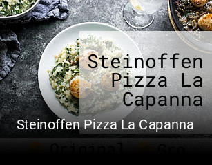Jetzt bei Steinoffen Pizza La Capanna einen Tisch reservieren