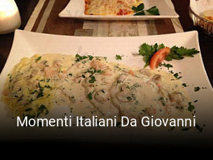 Momenti Italiani Da Giovanni tisch buchen
