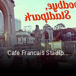 Jetzt bei Cafe Francais Stadtpark einen Tisch reservieren