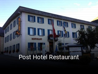 Post Hotel Restaurant tisch reservieren