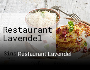 Restaurant Lavendel tisch reservieren