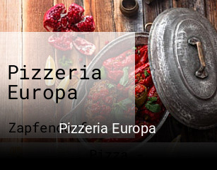 Jetzt bei Pizzeria Europa einen Tisch reservieren