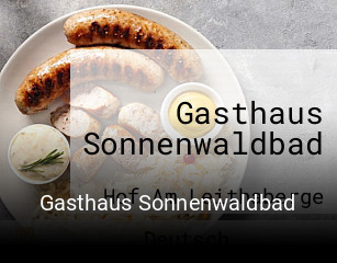 Gasthaus Sonnenwaldbad online reservieren