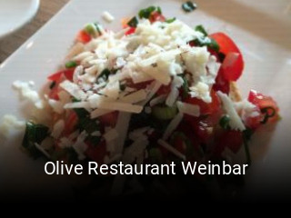 Olive Restaurant Weinbar tisch buchen