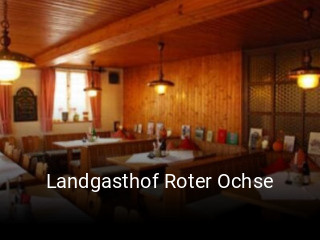 Landgasthof Roter Ochse online reservieren