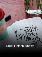 Almer Fleisch- und Wurstwaren GmbH tisch buchen