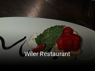 Jetzt bei Wiler Restaurant einen Tisch reservieren
