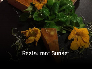 Restaurant Sunset tisch buchen