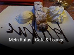 Jetzt bei Mein Rufus - Cafe & Lounge einen Tisch reservieren