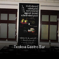 Jetzt bei Txokoa Gastro Bar einen Tisch reservieren