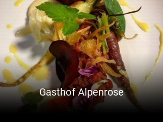 Gasthof Alpenrose tisch reservieren