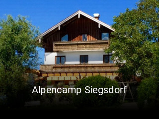 Jetzt bei Alpencamp Siegsdorf einen Tisch reservieren