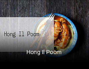 Hong Il Poom tisch reservieren
