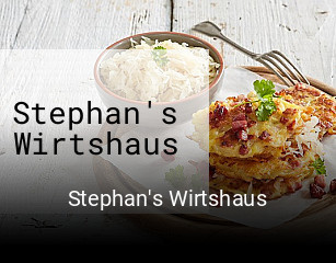 Stephan's Wirtshaus tisch reservieren