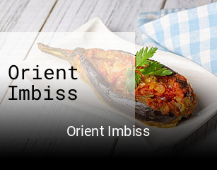 Orient Imbiss tisch buchen