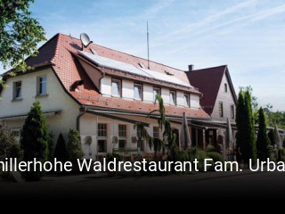 Schillerhohe Waldrestaurant Fam. Urban-Feldmeier tisch reservieren
