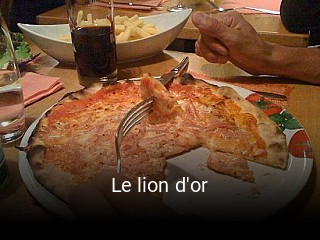Jetzt bei Le lion d'or einen Tisch reservieren