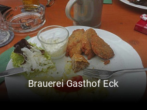 Brauerei Gasthof Eck tisch reservieren