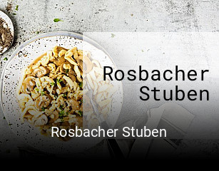 Rosbacher Stuben tisch buchen
